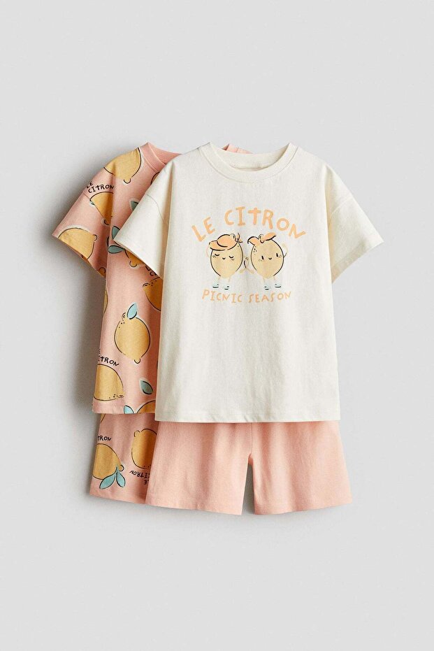 2-pack cotton pyjamas