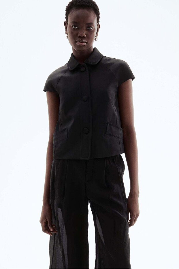 Cap-sleeved jacket - 5