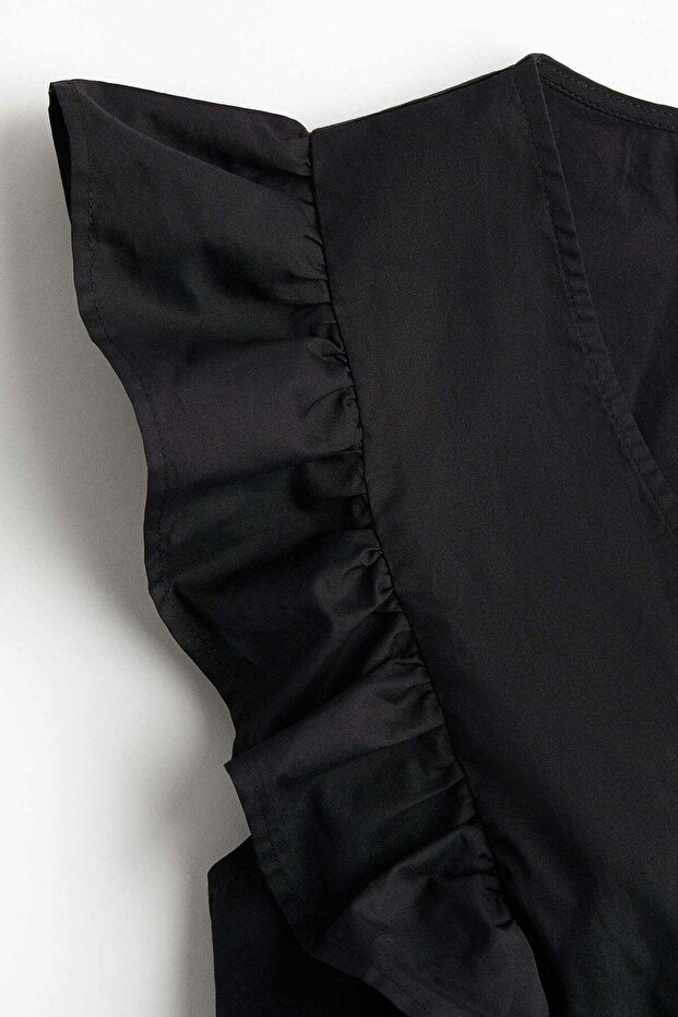 Cropped wrap top - 5