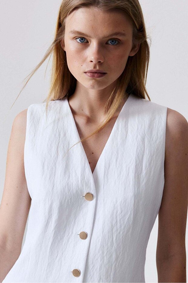 فستان بأزرار أمامية - 3