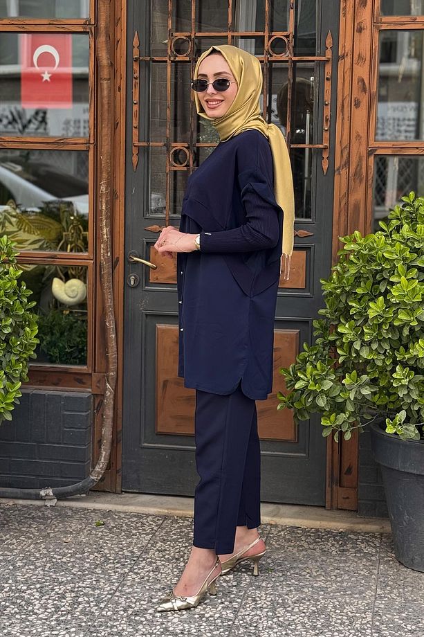 İNVEE Tunik 6883 Lacivert - 2