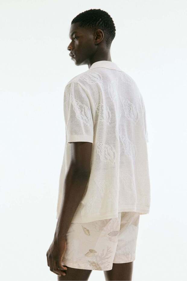 شورت سباحة منقوش - 4