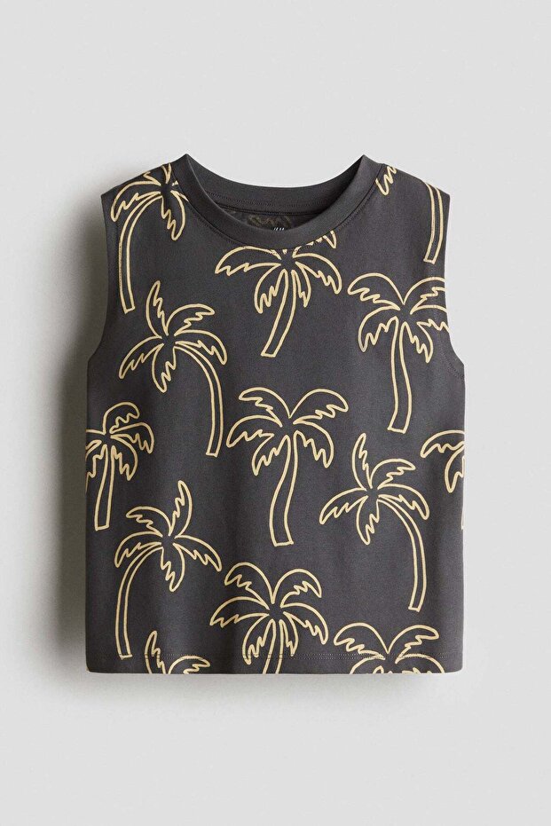 Printed vest top