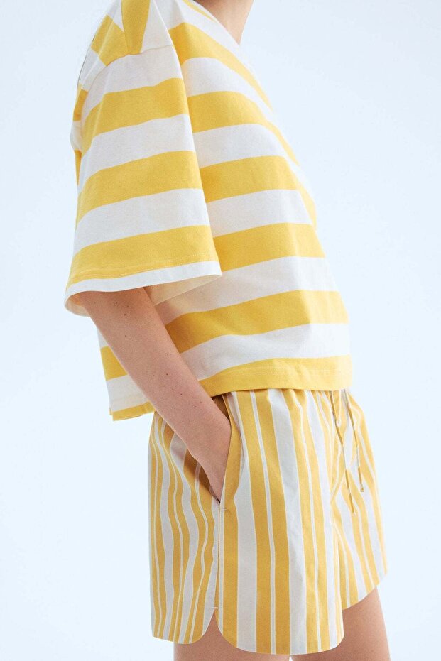 شورت قطني برباط - 4