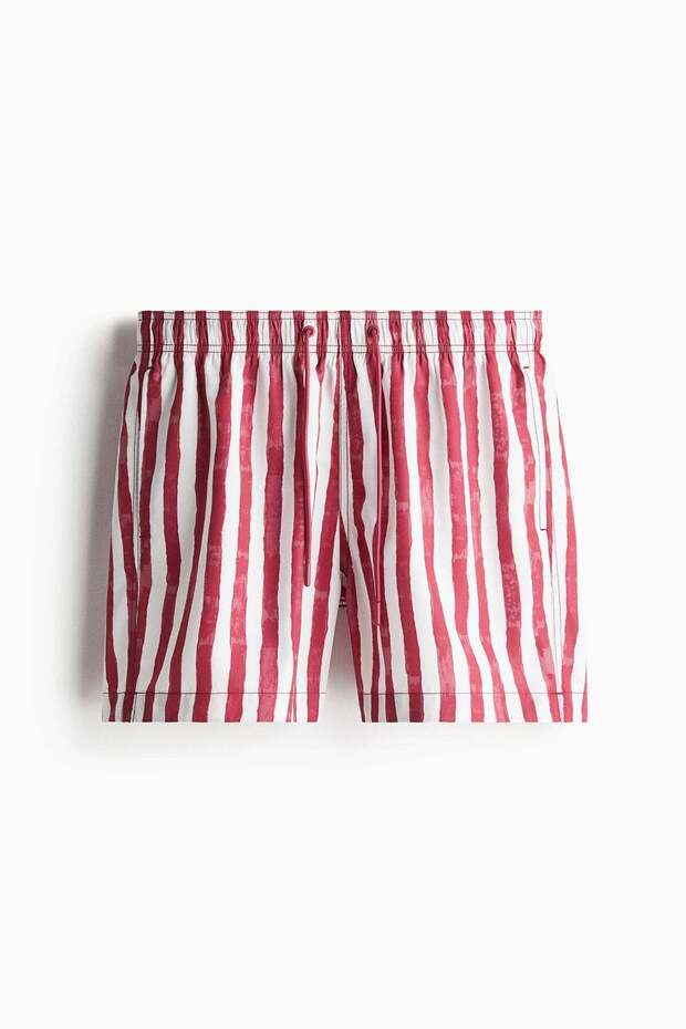 Patterned swim shorts - 1