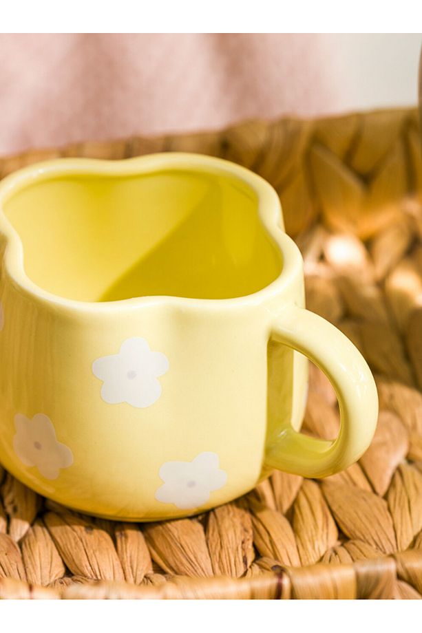 LCW HOME Sari Çiçek Baskılı Seramik Kupa 300 ml - 3