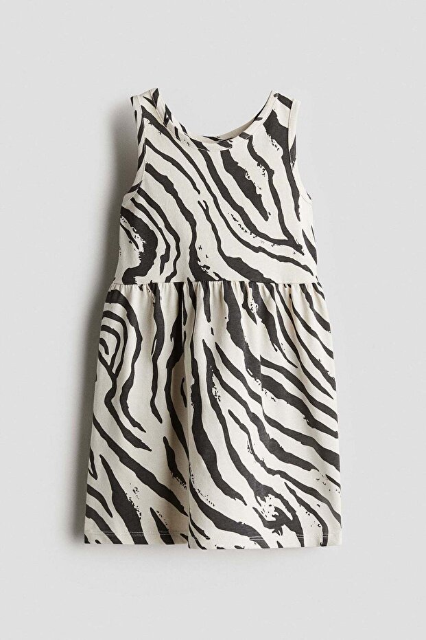 Patterned cotton dress