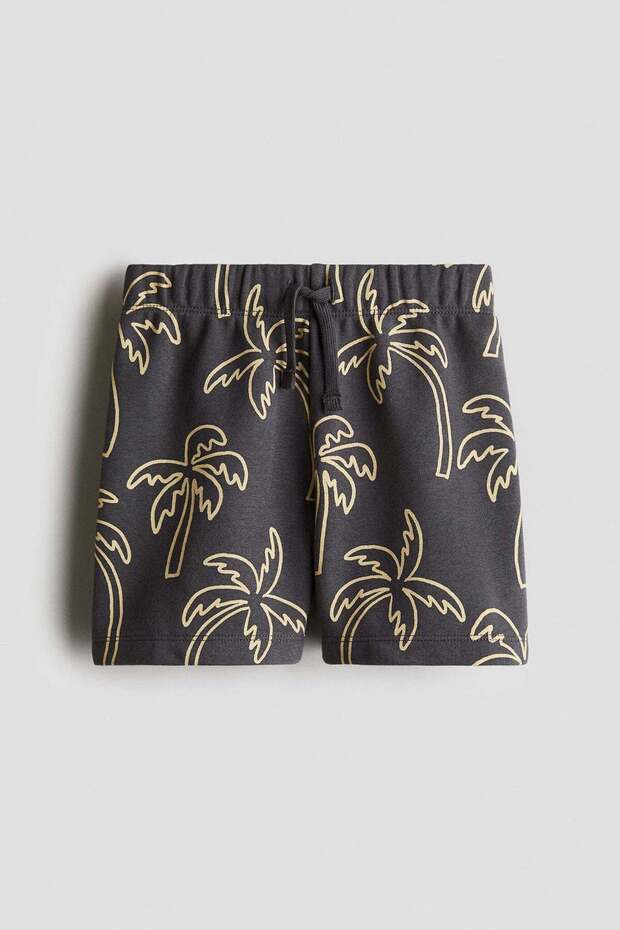 Printed sweatshorts