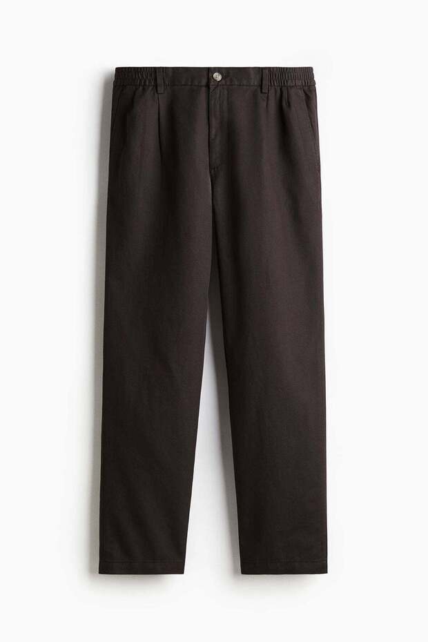 Regular Fit Lyocell-blend trousers