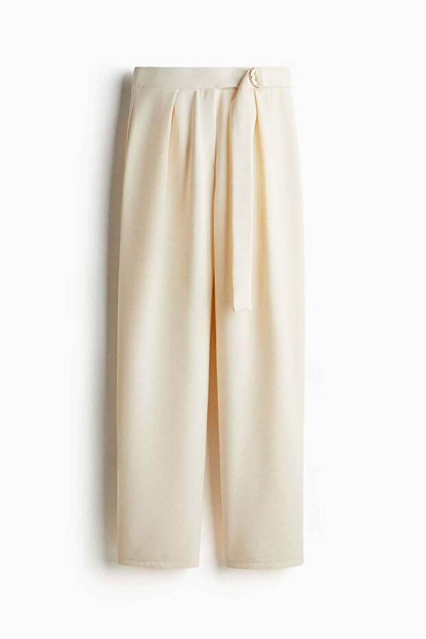 Belted trousers