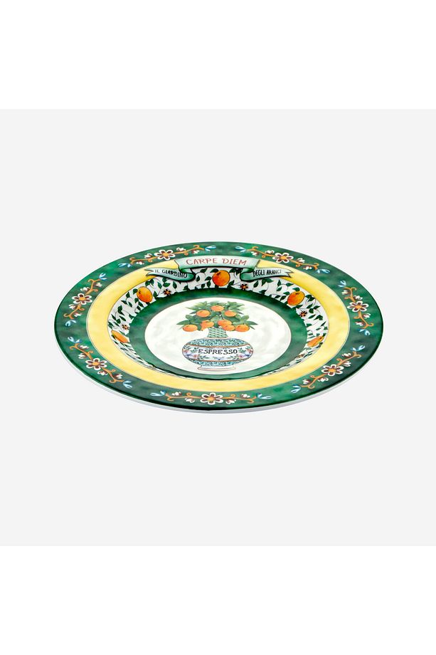 Carpe Diem Yeşil Melamin Kahvaltı Tabağı 21,5 Cm - 3