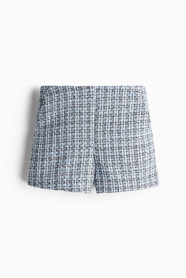 Bouclé shorts - 1