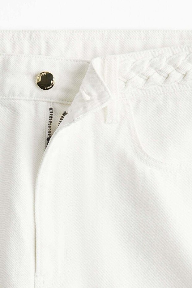 بنطلون جينز واسع وعالي الخصر - 6