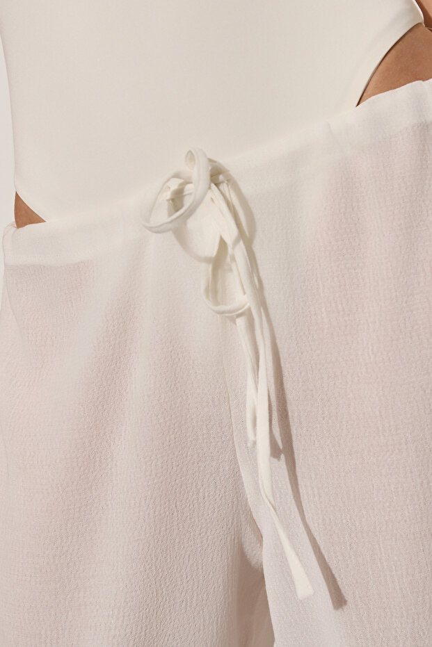 Bağlamalı Pantolon - 4