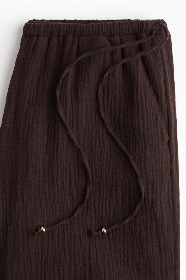 Wide drawstring trousers - 7