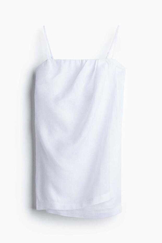 Linen bandeau dress