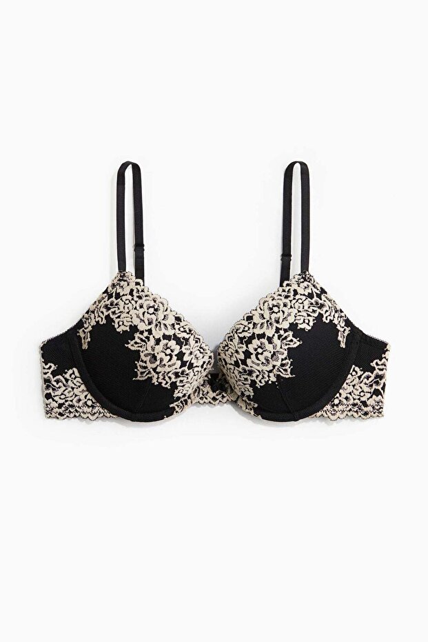 Lace push-up bra