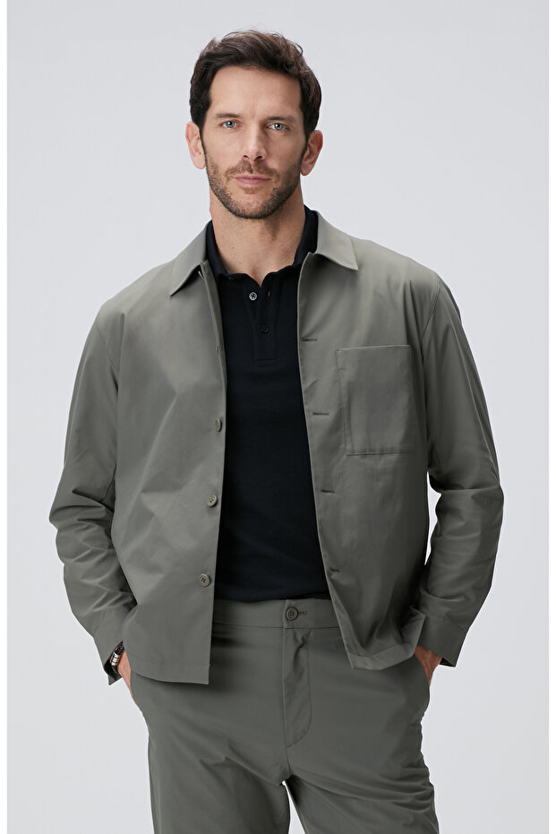 Haki Dış Gömlek - 2