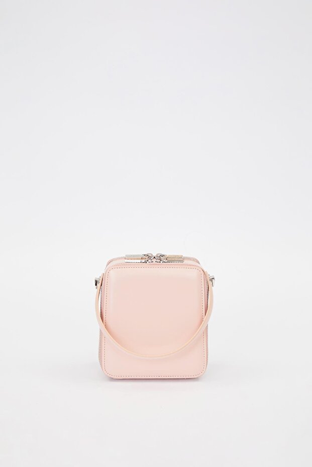 Pink Rectangular Model Shoulder Bag - 5