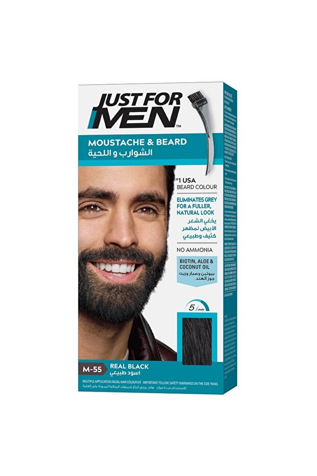 JUST FOR MEN M55 NATURAL REAL BLACK GEL