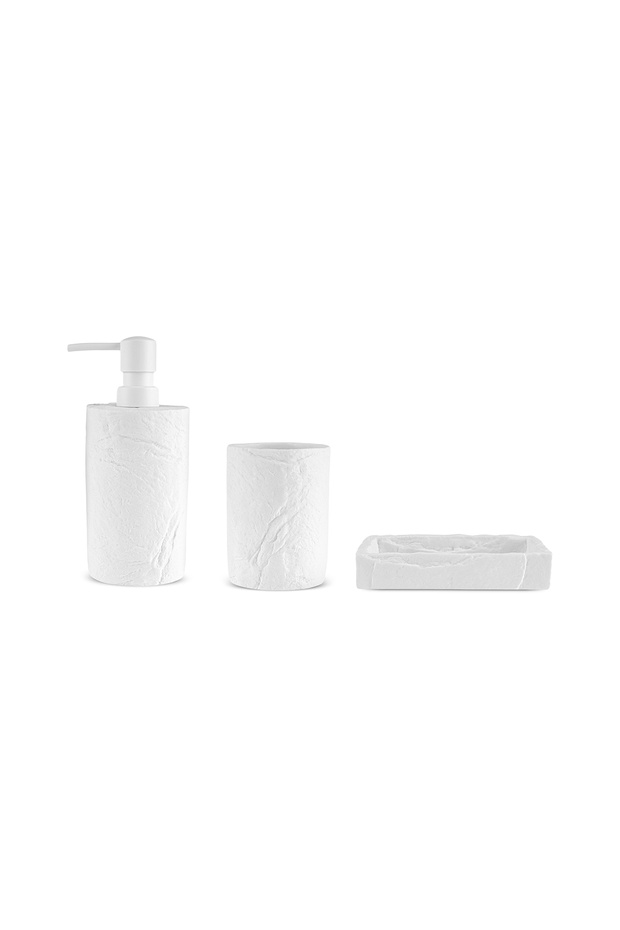 Stone Line Marbly 3 Piece Bathroom Accessory Set