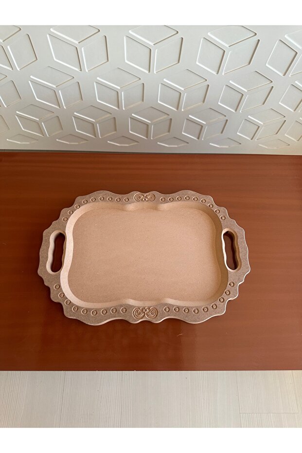 Boyanabilir Ham Mdf Tepsi - 2