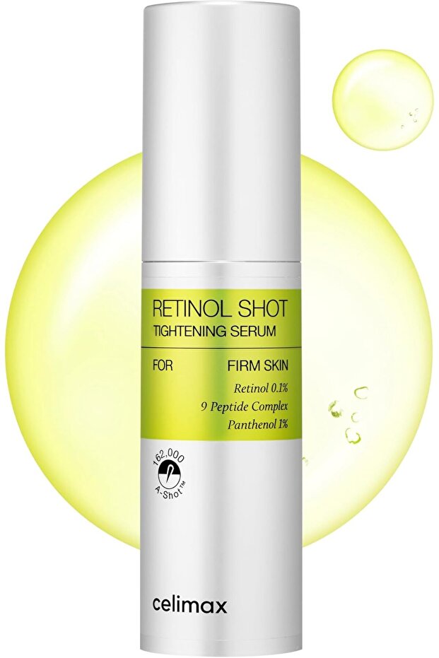 celimax The Vita A Retinol Shot Tightening Serum | with Pure Vitamin A Retinol, Peptide, Pore Minimi