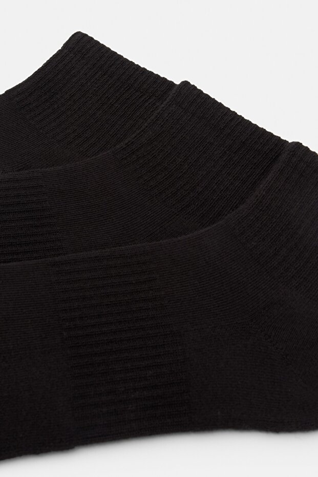 3'lü siyah bilekte çorap seti - 3