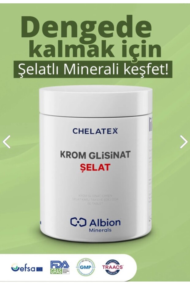 Krom Glisinat 60 Tablet - 1