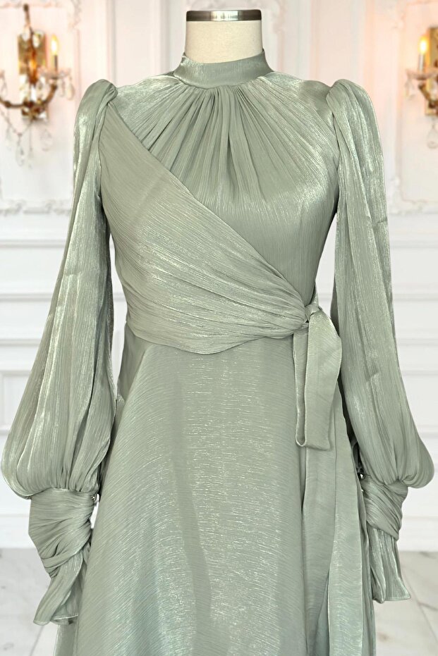 Efruz Abiye Elbise Mint - 2