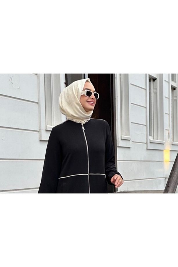 NİHLE 890-05-25 ASTARSIZ FERMUARLI RAHAT YAZLIK GİY ÇIK KAP 38-48 BEDEN - 4