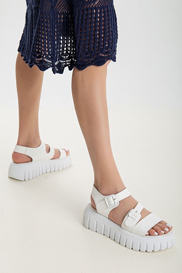 Women's White Sandals