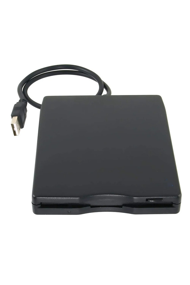 محرك أقراص مرنة USB خارجي محمول مقاس 3.5 بوصة بسعة 1.44 ميجابايت FDD لأجهزة Mac وWindows 10... - 5