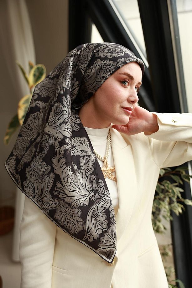 Twill İpek Eşarp 11468-03 - 7