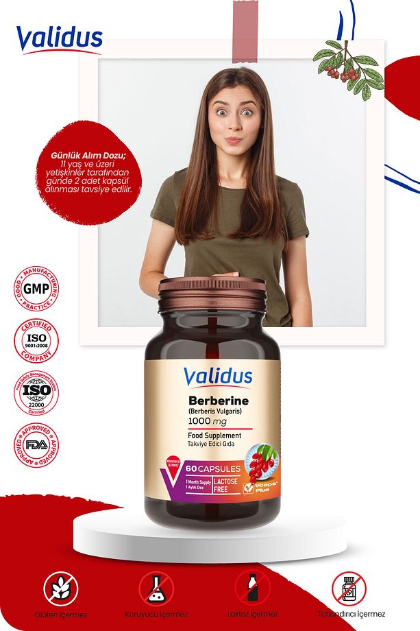 Slimming Set - Bromelain - Glukomannan - Berberin - Cla - Apple Cider - 6