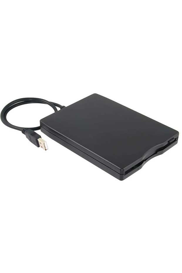 محرك أقراص مرنة USB خارجي محمول مقاس 3.5 بوصة بسعة 1.44 ميجابايت FDD لأجهزة Mac وWindows 10... - 4