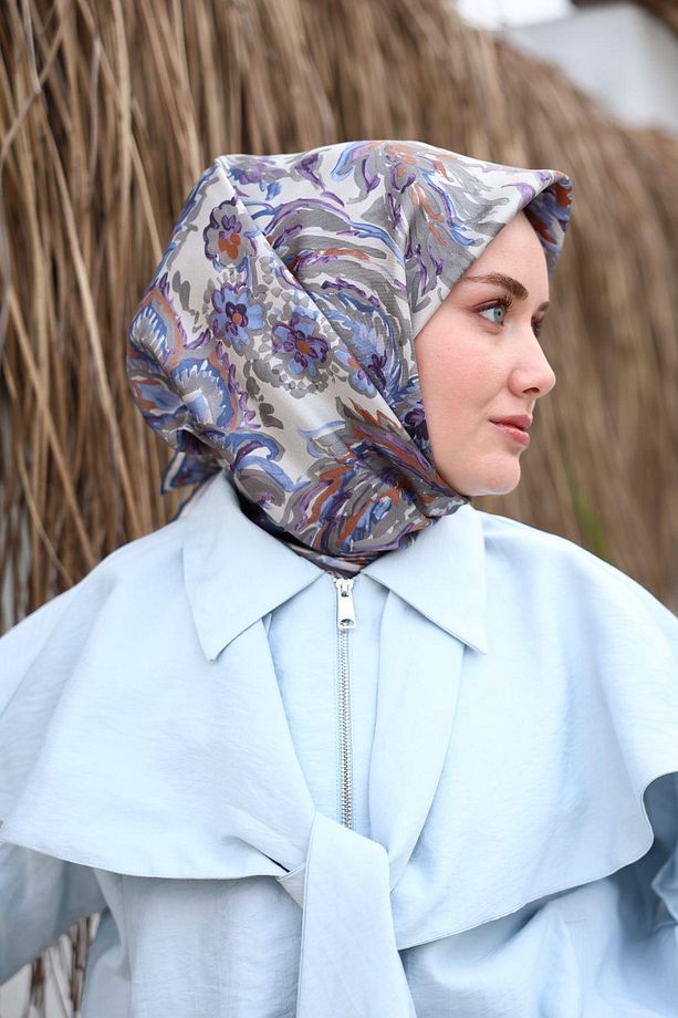 Twill İpek Eşarp 11469-40 - 6