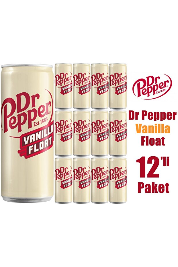 Dr Pepper Vanilla Float 330ml 12’li Paket - 1