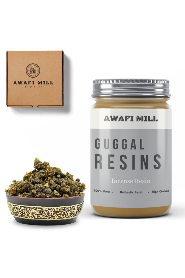 Guggal Resin | Commiphora Wightii - Bottle of 100 gram / 3.5 Oz