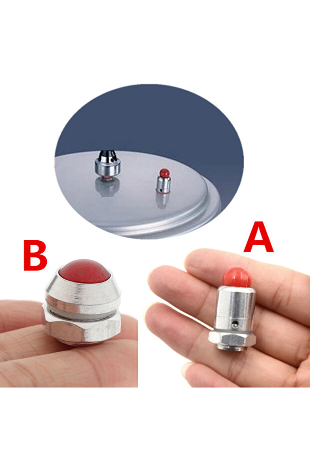 B Hot new High Pressure Cooker Safety Valve Kitchen Replacement 3/8" Inch Food Aluminum Limiting Va.