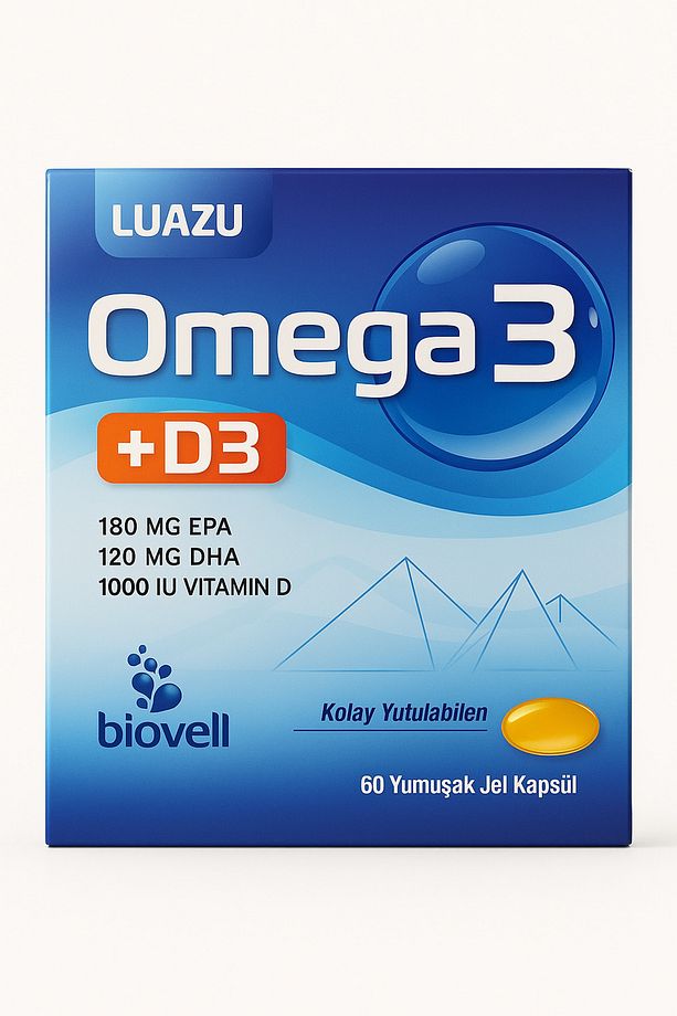 Luazu Omega3 D3 60 Yumuşak Jel Kapsül Skt 2025 11 - 3