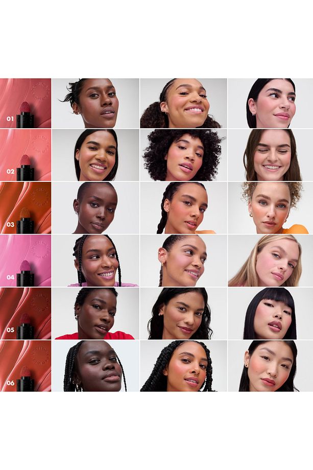Blush & Go Mat Bitişli Likit Allık Ultra ince sıvı doku yoğun Pigmentasyon'u sünger aAplikatörü 7 ml - 2