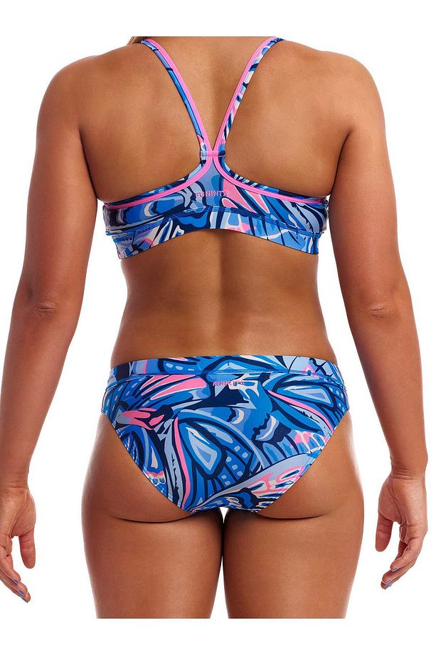 Funkita Soaring Hi Kadın Spor Yüzme Üstü – Racerback Sports Top | Tek Üst - 3