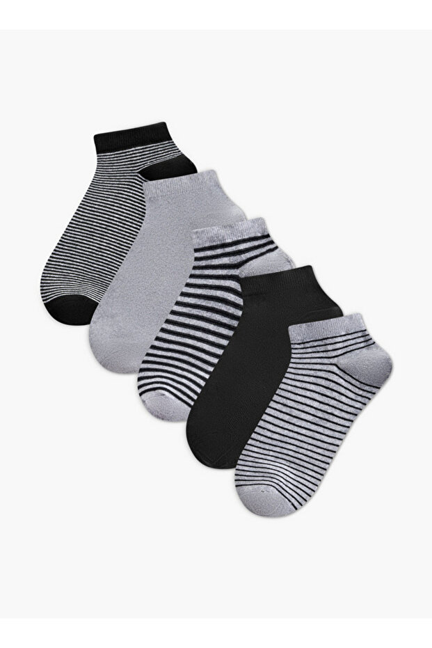 Assorted Ankle Length Socks - Set of 5 - 1