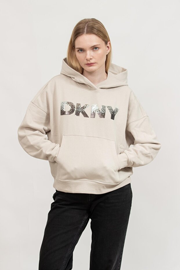 Kadın Kapüşonlu Sweatshirt - 2
