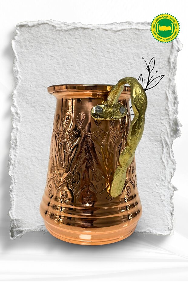 كوب كوب نحاسي معالج بالقلم - 3