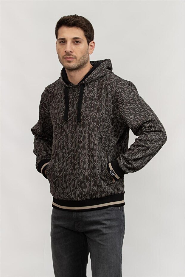 Erkek Kapüşonlu Sweatshirt - 2