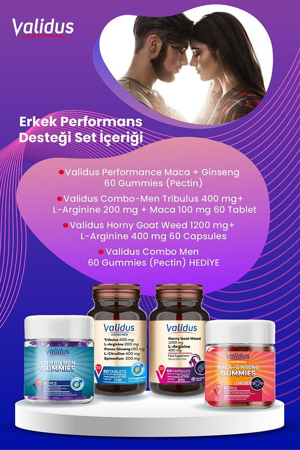 Performans Destek Seti - Maca Ginseng - Combo Men - Horny Goat Weed - 2