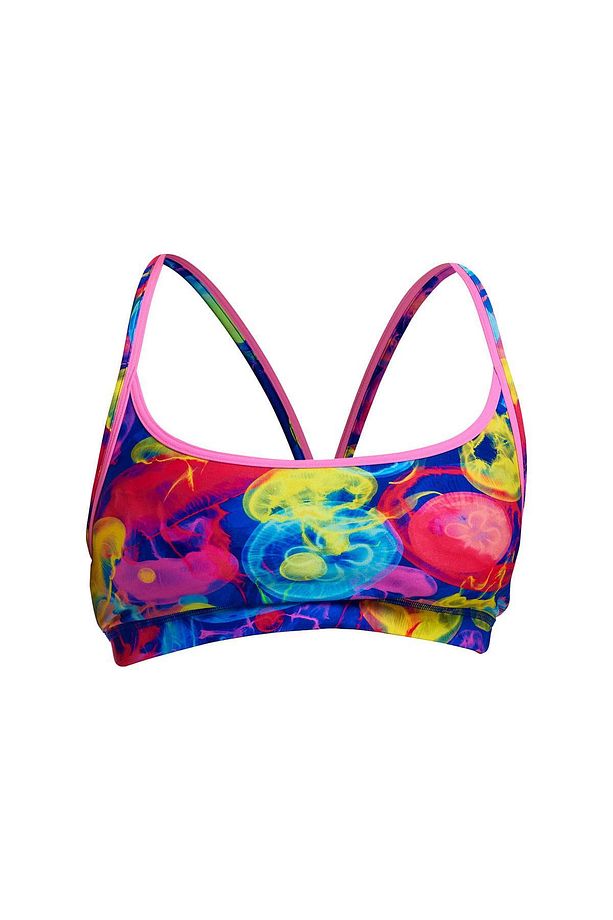 Funkita Sting Stung Kadın Spor Yüzme Üstü – Racerback Sports Top | Tek Üst - 1