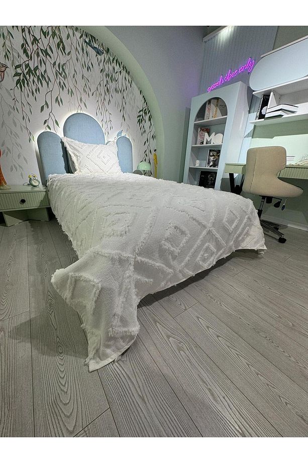 Estiva Puffy Tek Kişilik Yatak Örtüsü Dailing Ekru - 3